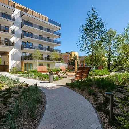 Nadmorskie Boho Brzezno Przy Plazy Apartman Gdańsk